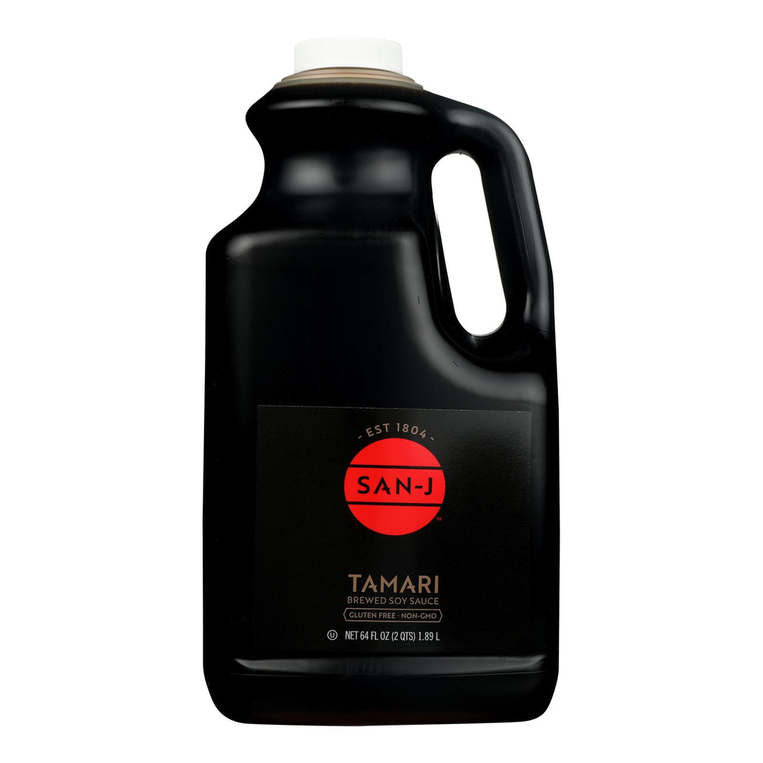 San-j - Soy Sauce Tamari Gluten Free - Case Of 6-64 Fz - Maras Green